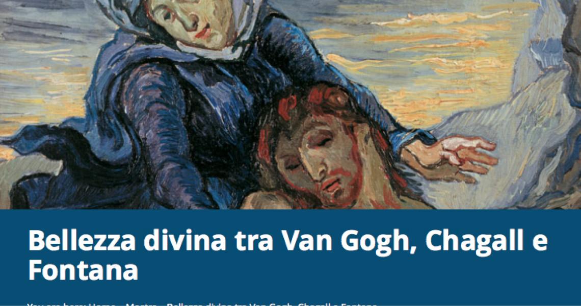 Bellezza divina tra Van Gogh, Chagall e Fontana