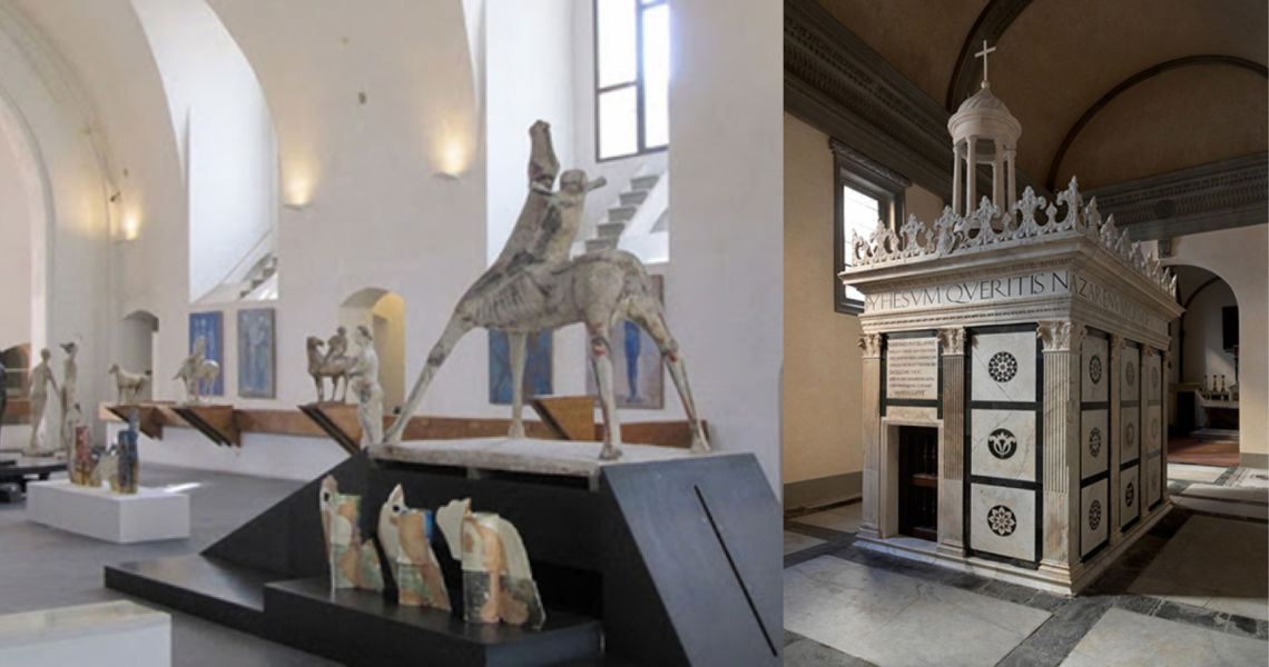 La Cappella Rucellai, il Sacello del Santo Sepolcro e il Museo Marino Marini