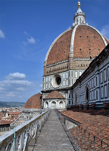 Le terrazze della Cattedrale di Firenze