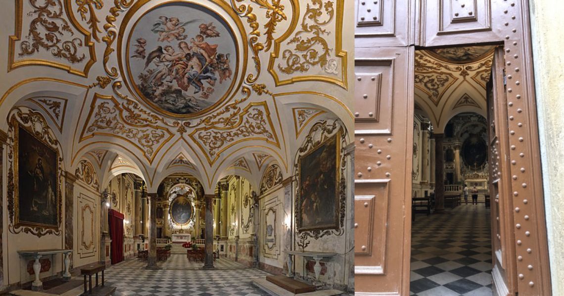 San Giorgio alla Costa, una chiesa come un salotto barocco.