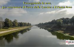 Passeggiando la sera, per raccontare il Parco delle Cascine e il fiume Arno