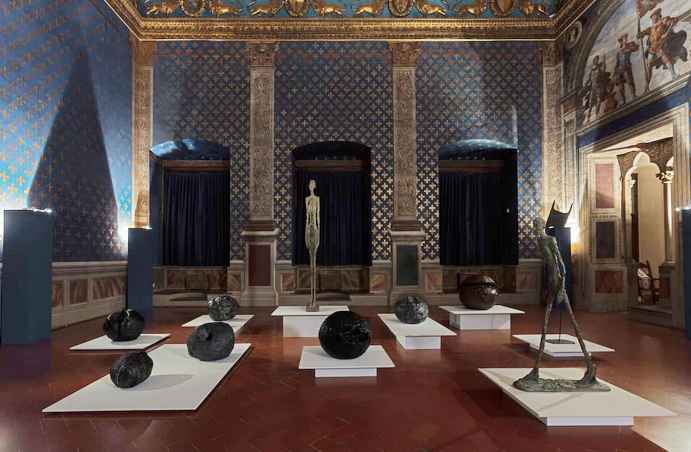 Palazzo Vecchio, visita al museo e alla mostra di Giacometti e Fontana, con Marginalia