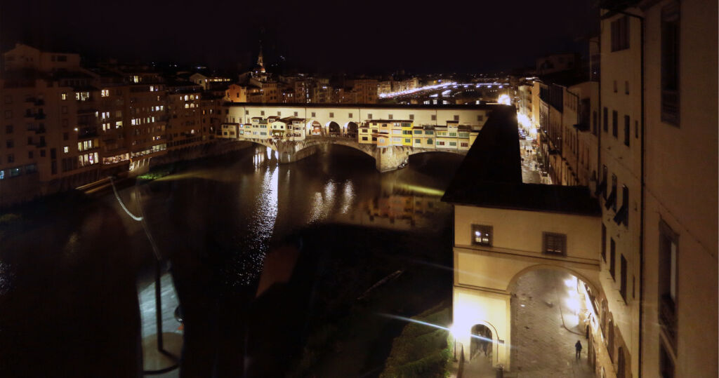 CORRIDOIO VASARIANO IN NOTTURNA