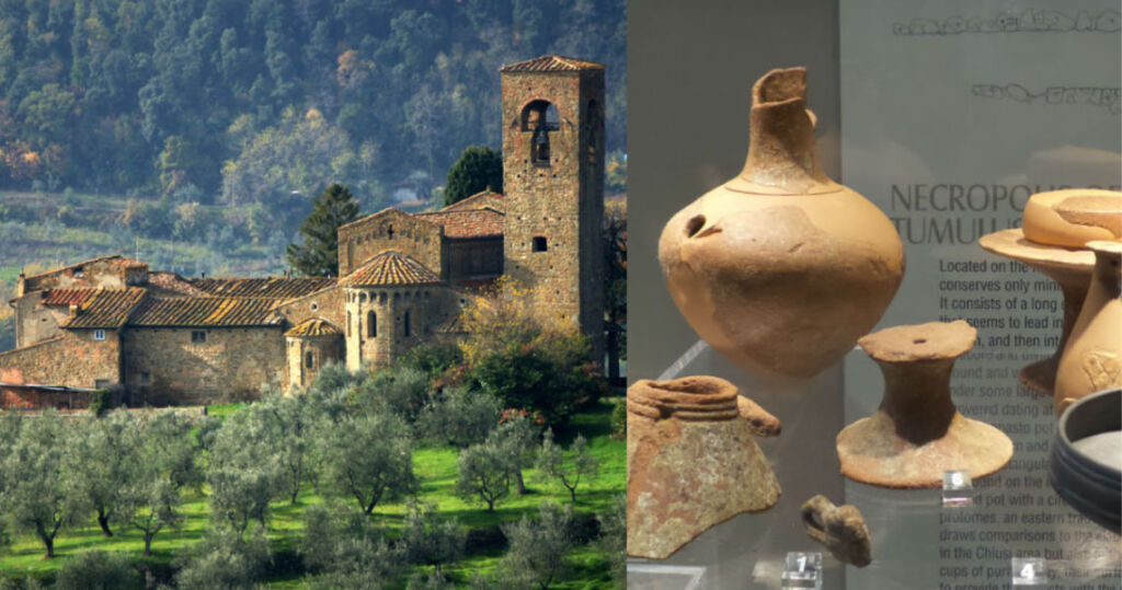 Artimino Percorso nel Borgo, visita il museo archeologico, cena in osteria.