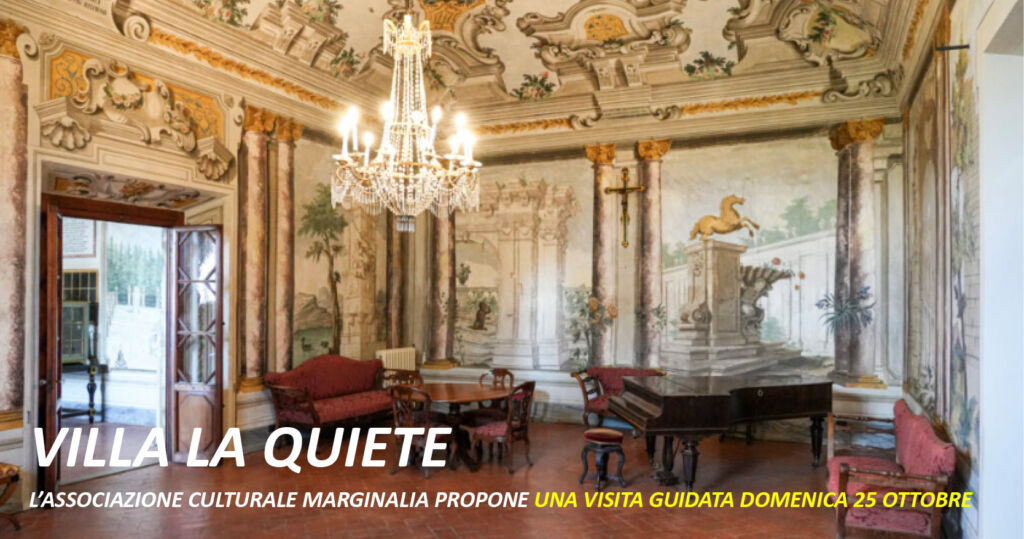 Villa La Quiete, tra storia medicea, arte e spiritualità visita guidata con L'Associazione Culturale Marginalia.