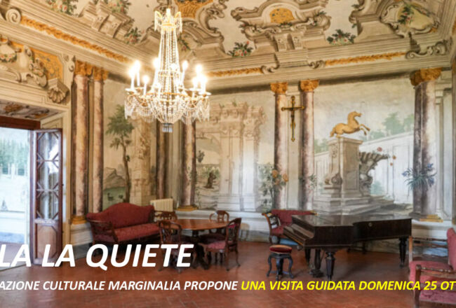 Villa La Quiete, tra storia medicea, arte e spiritualità visita guidata con L'Associazione Culturale Marginalia.